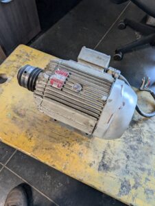Used WEG 15 HP Electric Motor 132M 1185 3Ph 208-230-460V