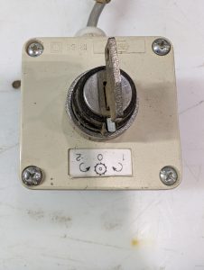 Used Breter keyed 3 Position switch