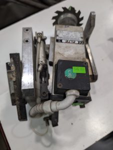 Used ELTE Servo Motor PEO 8-2 R3 .28KW 12000RPM With Cut Blade & Pneumatic Tool Holder