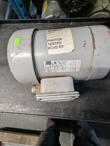 Used WEG Electric Motor B56C0796 Type 1 .75HP 1730RPM Single Ph