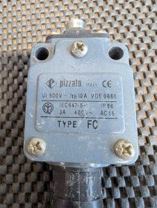 Used Pizzato FC IEC947-5-1 Limit Switch Button Actuated
