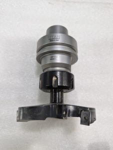 Used Titan HSK F G3 ER32 CNC Collet Chuck Holder With 3 Wing Surfacing Cutter