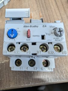 Used Allen Bradley Overload Relay 193-EA1DB