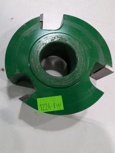 Used 3 Wing Cutting Head Green 17MM Bore  93MM OAD 30MM Height