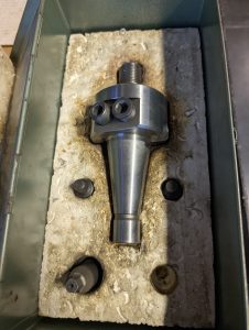Used Swiss Boring Head With NMTB 40 Taper Shank