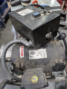 Used Electric Motor Ingersoll Rand 7.5Hp  With Switch Box 97331698