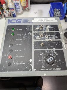 Used ICE Paint Booth Control Box With Temp. Control