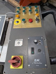 Used Gannomat Express Edgebander Control Panel