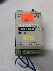Used Holzher PMS-10-8 Schmersal SPK-1820-2.0 Control Module With Din Rail Mount Clip