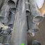 Used Nordfab Dust Collector Galv Pipe Section 22Ga 6QF x 58.75 with sleeve extension