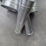 Used Nordfab Dust Collection Galv Y Pipe 4QF to 3 Inc To 3inch x 15 Inch L