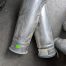 Used Nordfab Dust Collection Galv Y Pipe Section 6QF x 11.6 inch