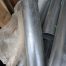 Used Norfab Dust Collection Galv Pipe Sleeve Section 6QF x 29.6 Inch