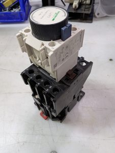 Used Schneider LA2TD Delay Timer WithLC3-D163 Block