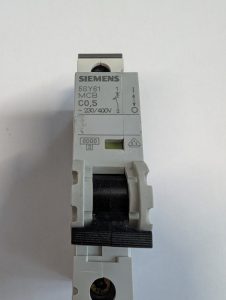 Used Siemens 5SY61 MCB C0,5 Circuit Breaker