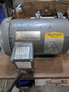 Used Baldor M3559 Electric Motor 3HP 35H876T123