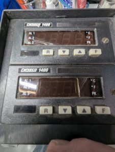 Used Dynisco 1400 Field Programable Temp. & process Input Indicator
