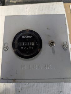 Used Cramer Analog Counter Hour Display Box