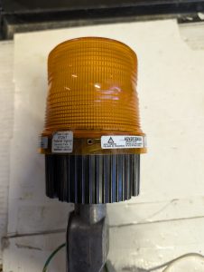 Used Federal Signal FB2PST Fireball Orange Warning Light