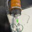 Used Federal Signal FB2PST Fireball Orange Warning Light