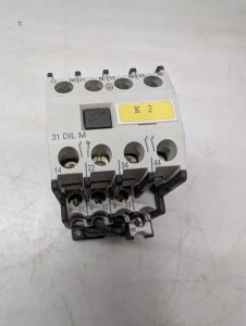 Used Klockner Moeller DIL 00M Motor Contactor With 31 DIL-M Auxiliary Block
