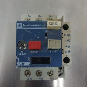 Used Telemecanique GV1-M07 Motor Starter/Circuit Breaker With GV1-A01 Auxiliary