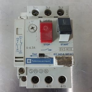 Used Telemecanique GV2-M10 Thermal Magnetic Motor Protector With GV2-AN11 Auxilliary