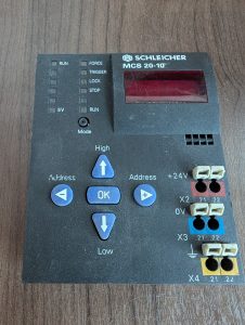Used Schleicher MCS 20-10R DIN Rail Mount Module 24V