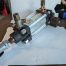 Used Pneumax 24220A1227 Double Acting Pneumatic Cylinder With Tool holder