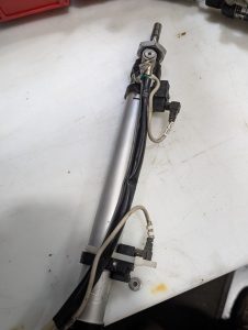 Used Pneumax 2420A0081 Pneumatic Cylinder With Solenoids