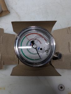 Used Ashcroft Indutrial 30314622-1 Liquid Glycerin Filled Gauge 2-1/2 Inch Brand New