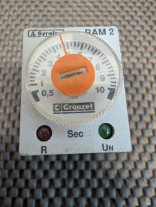 Used Crouzet Ram 2 Miniture Analog Timer Relay Plug-In Module