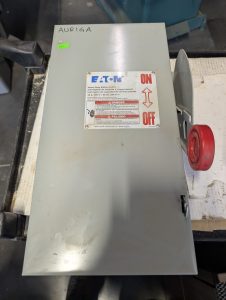 Used Eaton 1HD361 Heavy Duty Safety Switch Panel Box