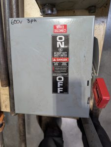 Used GE THN3361 HD Model 11 Safety Switch On-Off 30A