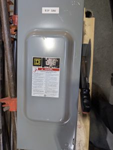 Used Square D CH363 HD Safety Switch 100A