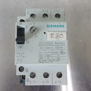 Used Siemens 3VU1300-1MM00 Starter Motor Protector