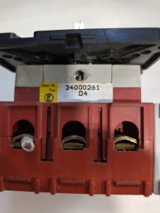 Used Elektra Tailfingen 34000261 D4 Disconnect Safety Switch 3 Phase
