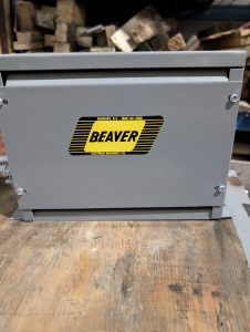 Used Beaver AVR10KH4C 10KVA 240-208 V 3Ph Auto Transformer
