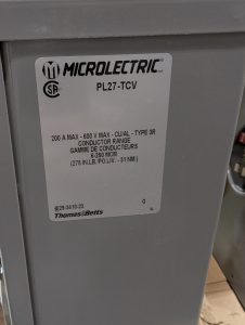Used Thomas Betts Microlektric PL27-TCV