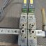 Used Bosch 0-820-022-138 (2) Pneumatic Valve Manifolds With Solenoids And 8 Port Bar Manifold