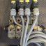 Used Bosch 4 Port Pneumatic Manifold With 4 0820 022 991 Solenoid Valves