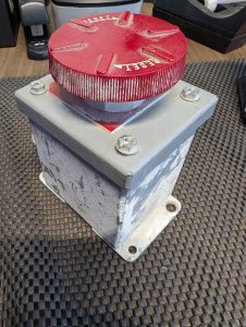 Used Fuji Electric AH30-V Red Mushroom Head Stop Reset Switch