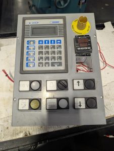 Used Edgebander Control Panel With Unipop Operator Interface Panel
