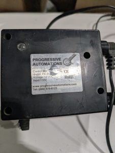 Used Progressive Automation PA-20 Control Box