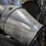 Used Dust Collection Exhaust Manifold 10 inch With 7 Inch Stub-Outs