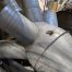 Used Dust Collection Exhaust Manifold 10 inch With 7 Inch Stub-Outs