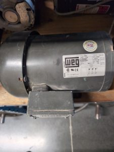 Used Weg D56C Electric Motor 1hp 3Ph